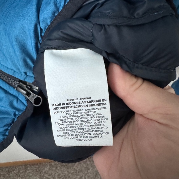 Nike blue down puffer coat Size Medium - Picture 9 of 12